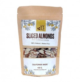 ForU2 Sliced Almonds California Made  Pack  100 grams